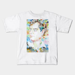 LORD BYRON  - watercolor portrait Kids T-Shirt